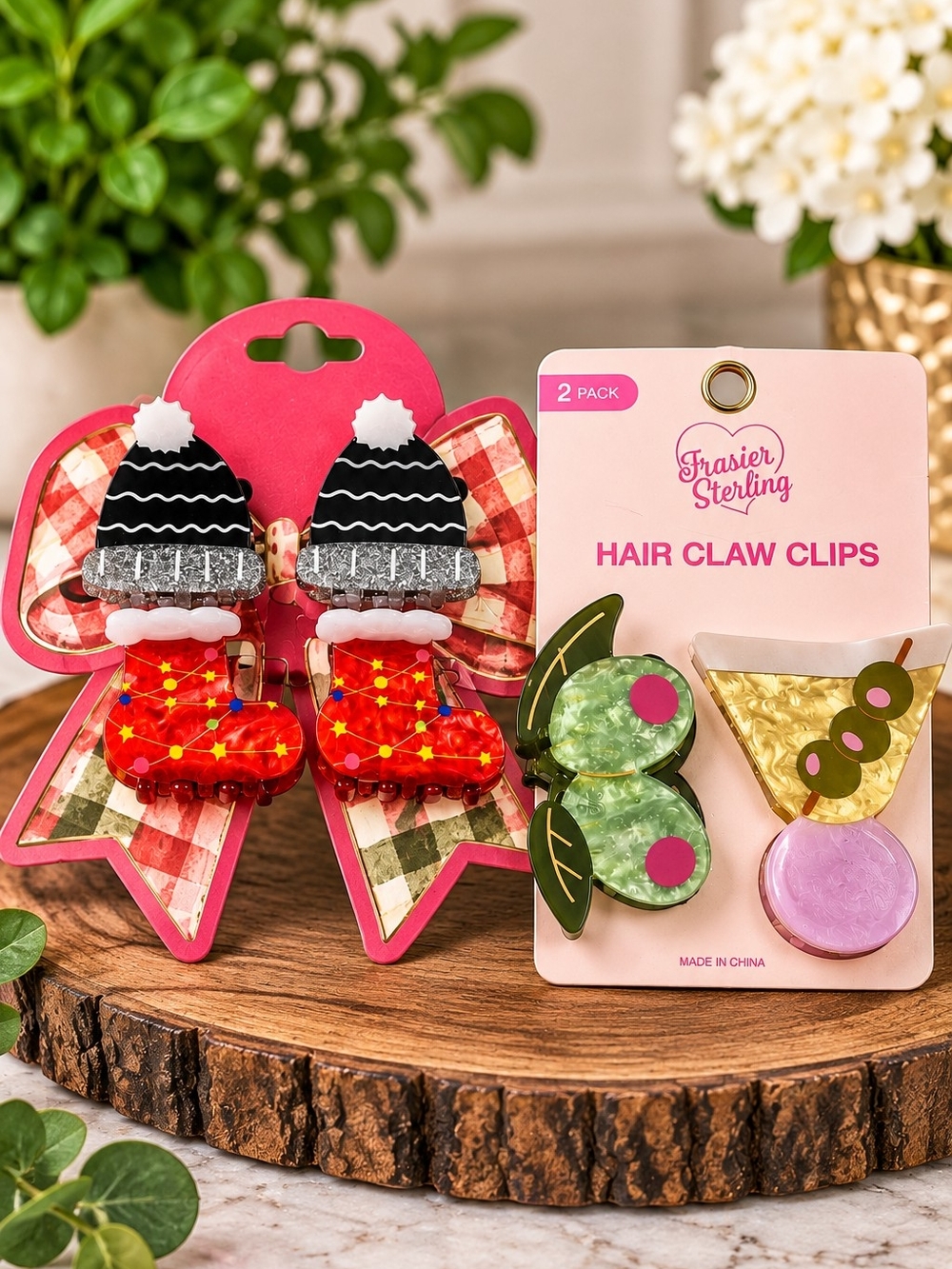 Women's Hair Claw Clips Set - NWT
